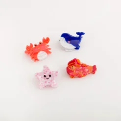 Mini pinze per capelli 4 pz - Summer hair accessor